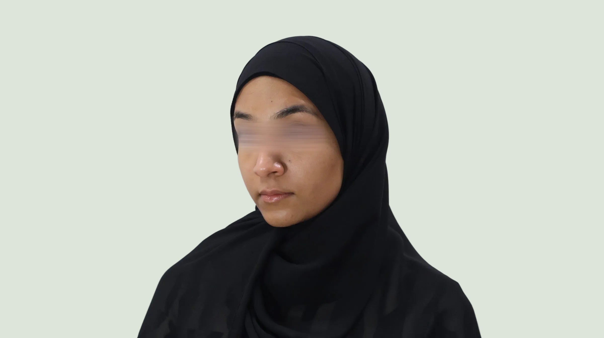 Midnight Black Chiffon