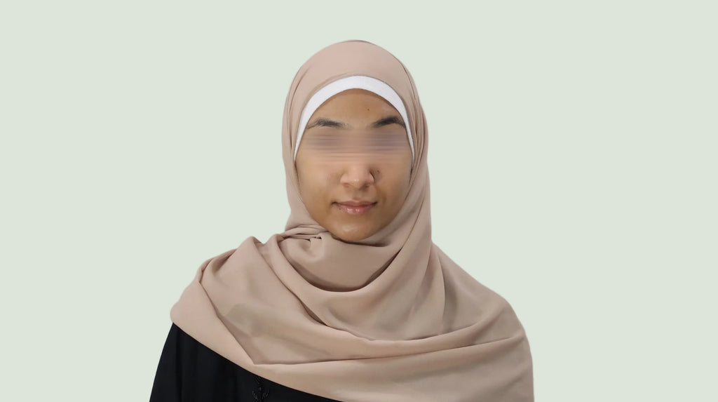 Soft Beige Chiffon