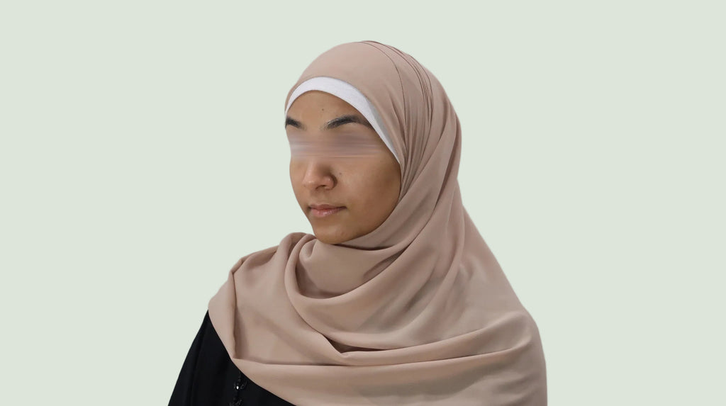 Soft Beige Chiffon