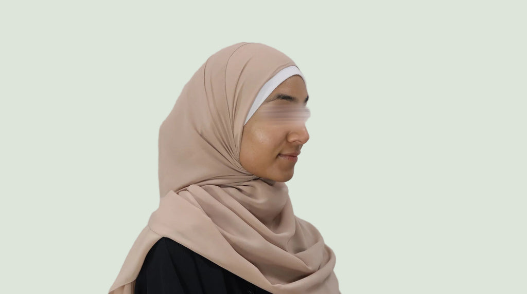 Soft Beige Chiffon