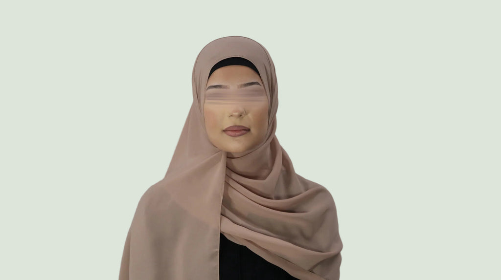 Soft Beige Chiffon
