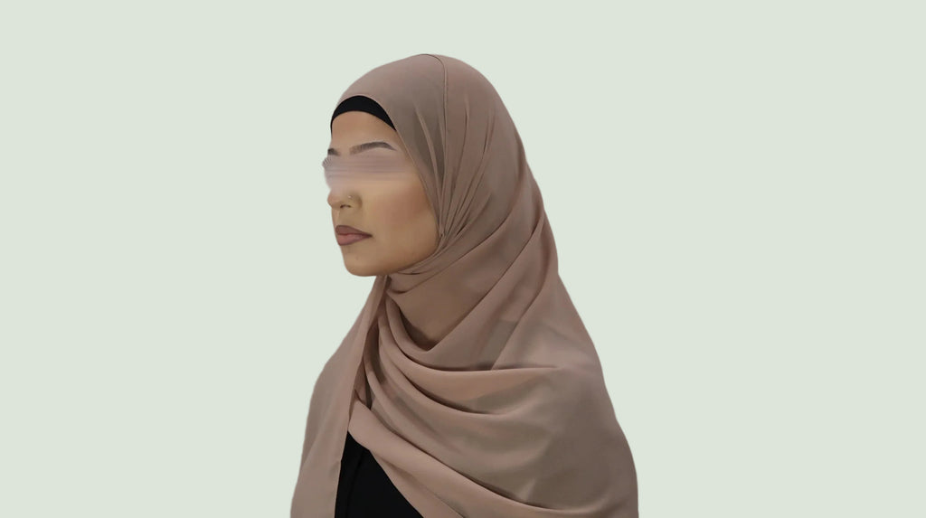 Soft Beige Chiffon