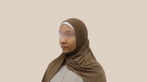 Autumn Brown Liquid Jersey