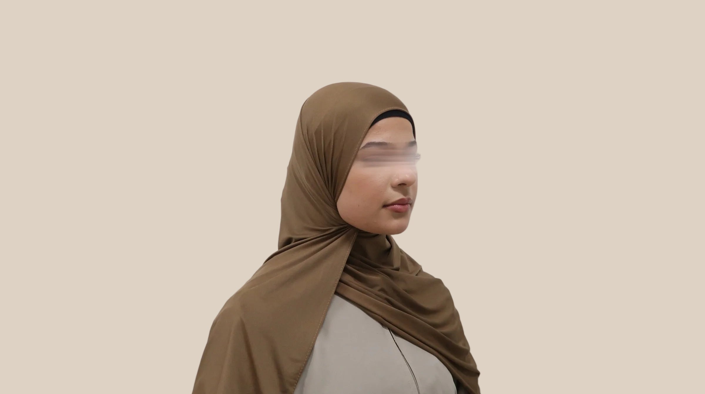 Autumn Brown Liquid Jersey
